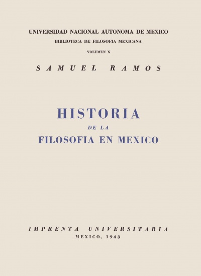 José Manuel Villalpando Nava, Historia de la filosofía en México, 2002 cubierta del libro