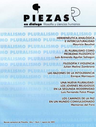 Revista Piezas 1 Instituto de Filosofía A. C.